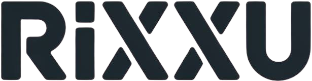Rixxu White Logo